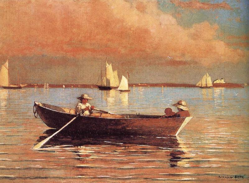 Winslow Homer Glastre Bay France oil painting art